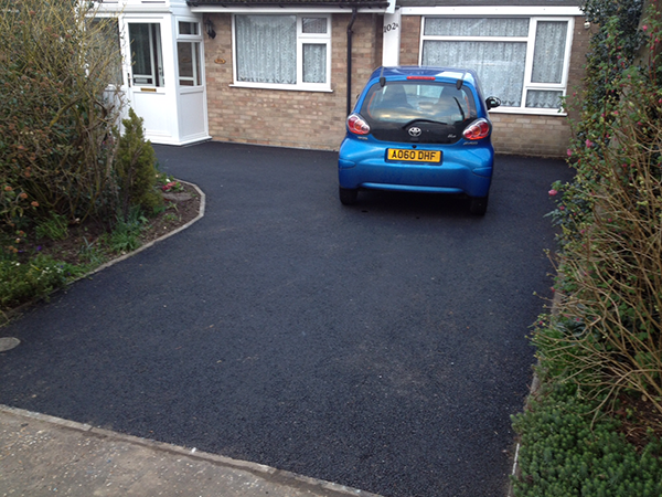 Asphalt driveway