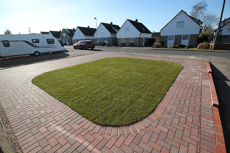 Brickweave Driveway in Wymondham