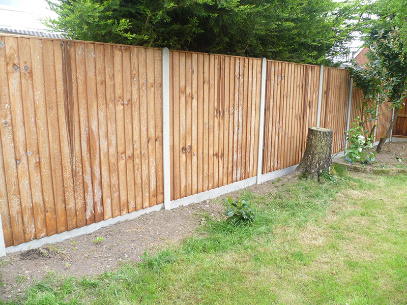 Close board fences