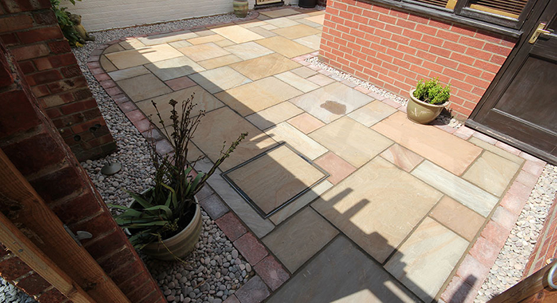 Courtyard patio