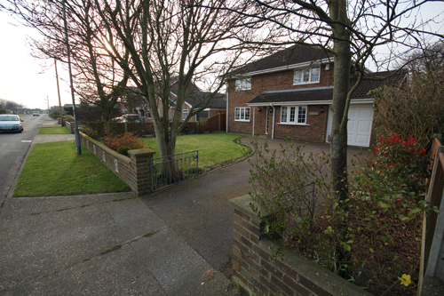 Driveway before