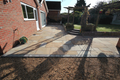 Indian sandstone paving slabs