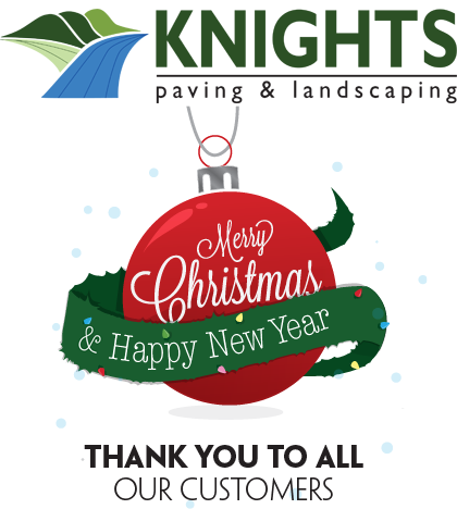 Merry Christmas from Knights Paving and Landscaping