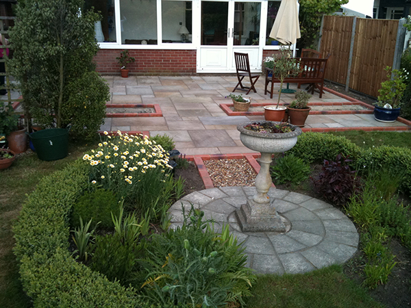 Patio landscaping