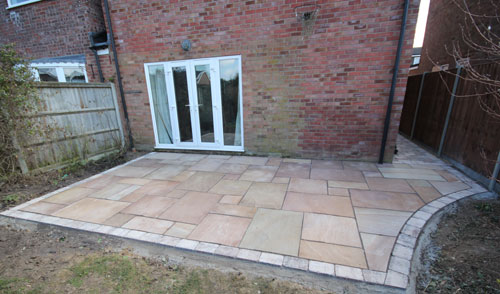 Patio paving stones